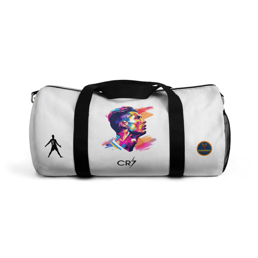 Premium Cristiano Ronaldo Duffel Bag White 🏆⚽