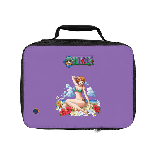 Nami One Piece Anime Lunch Bag Light purple 🍱
