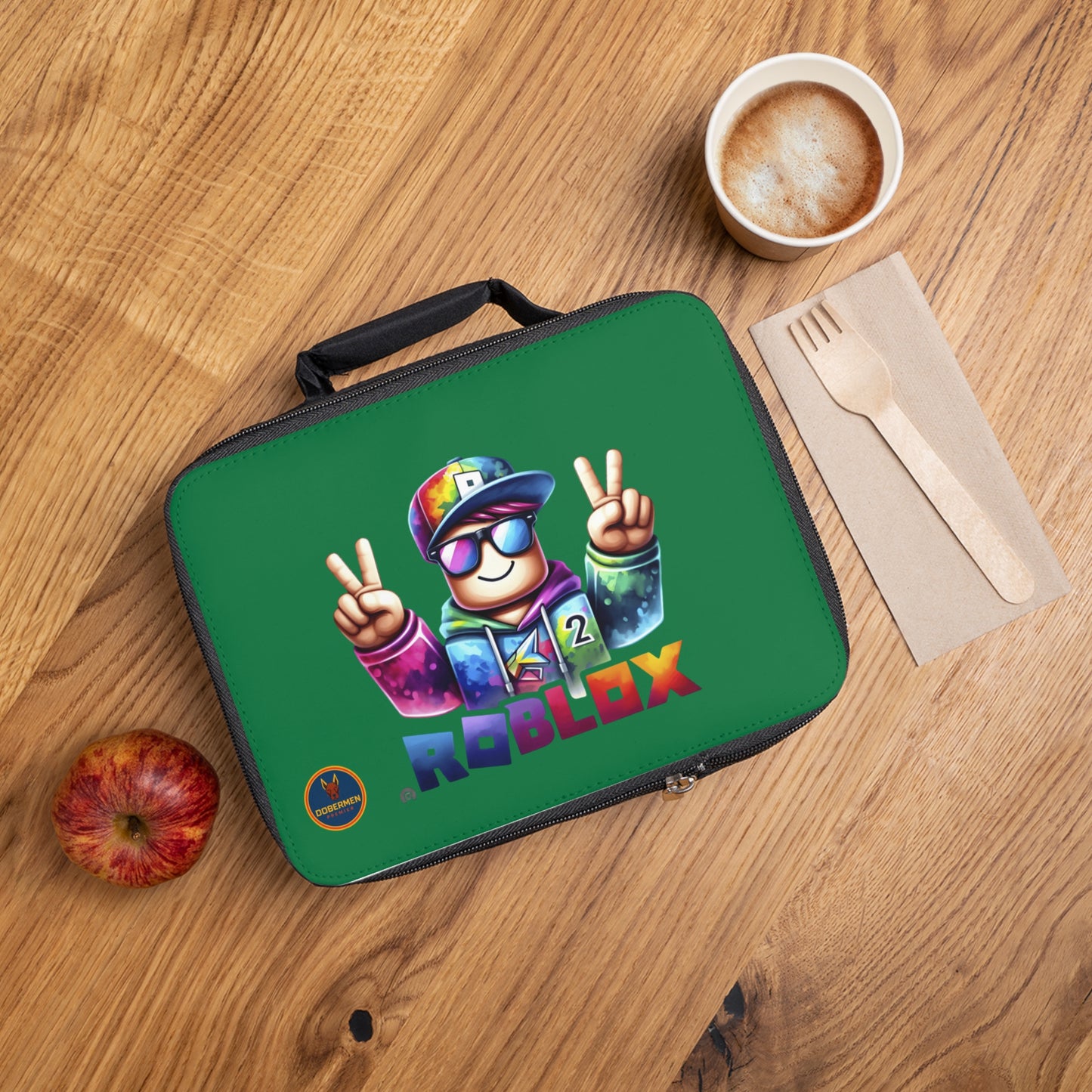 Roblox Fan Lunch Bag Dark green 🎮🎒✨