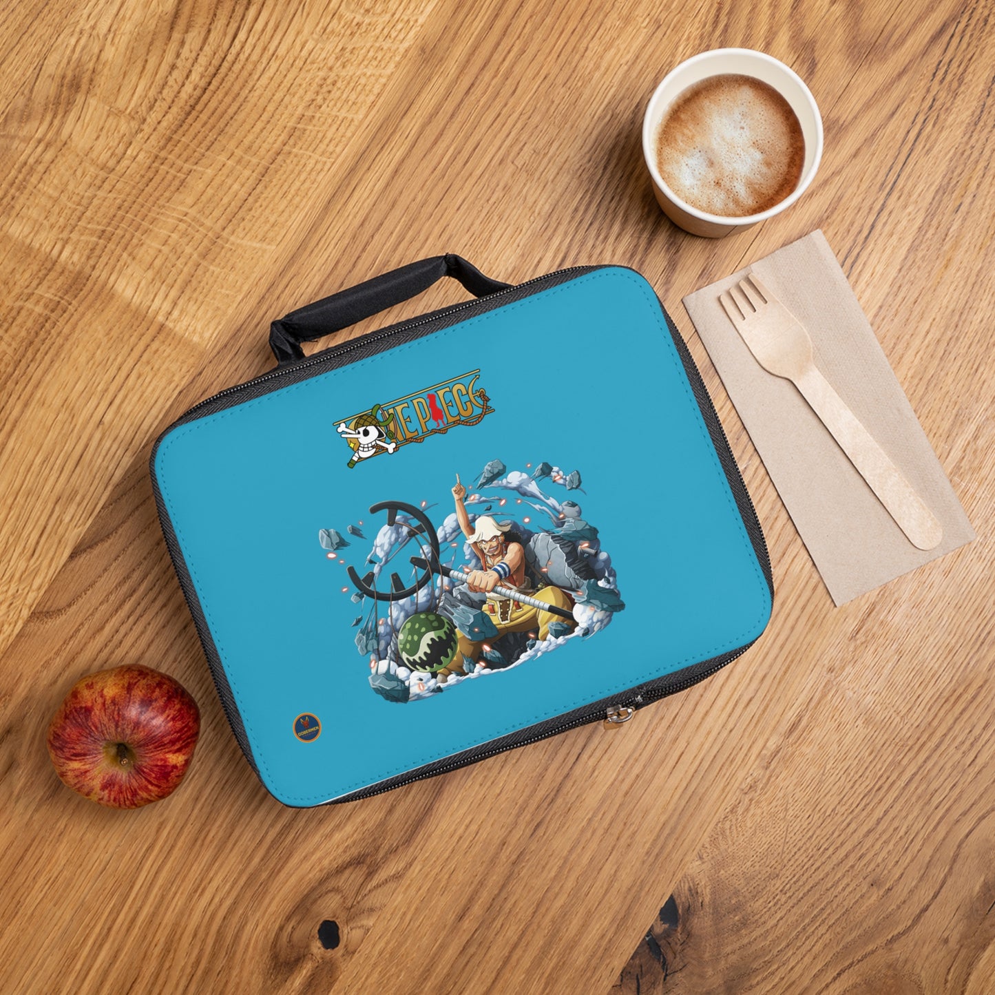 Usopp One Piece Anime Lunch Bag Turquoise 🍱