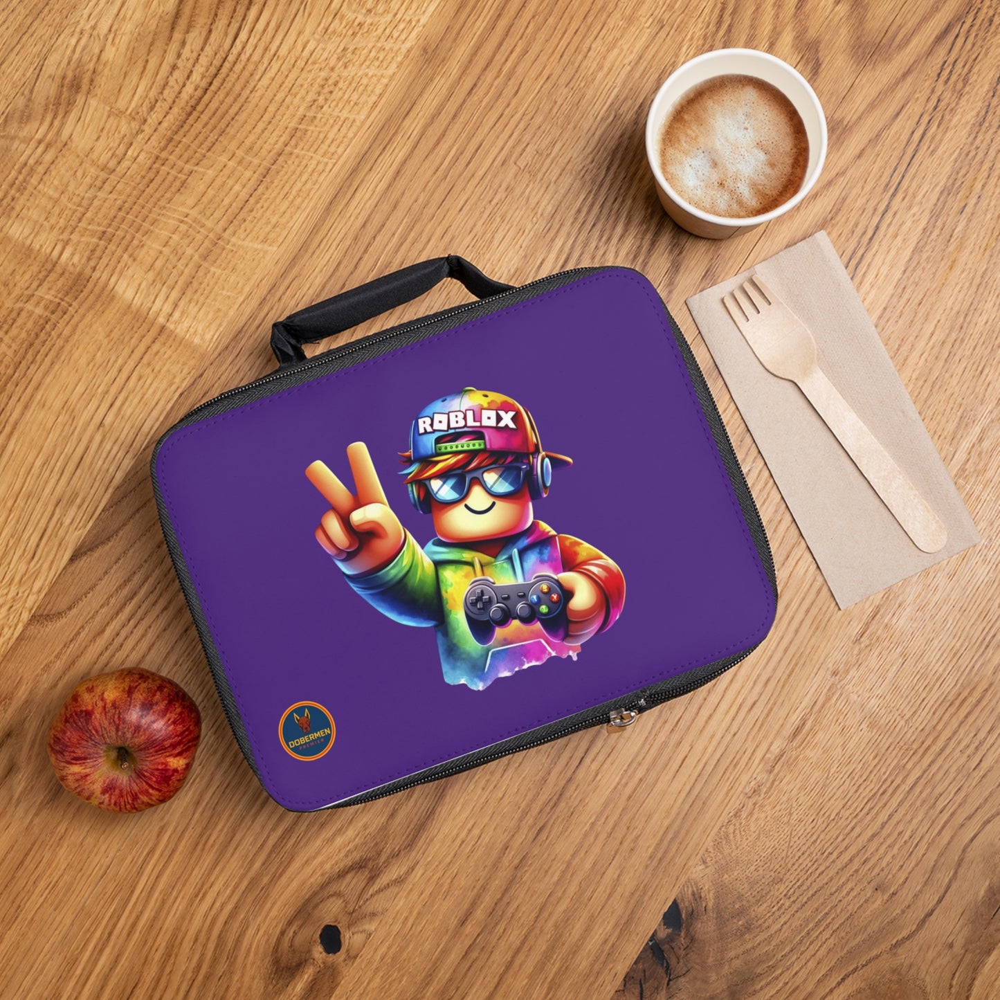 Vibrant Roblox Lunch Box Purple 🌈 🎮🎒