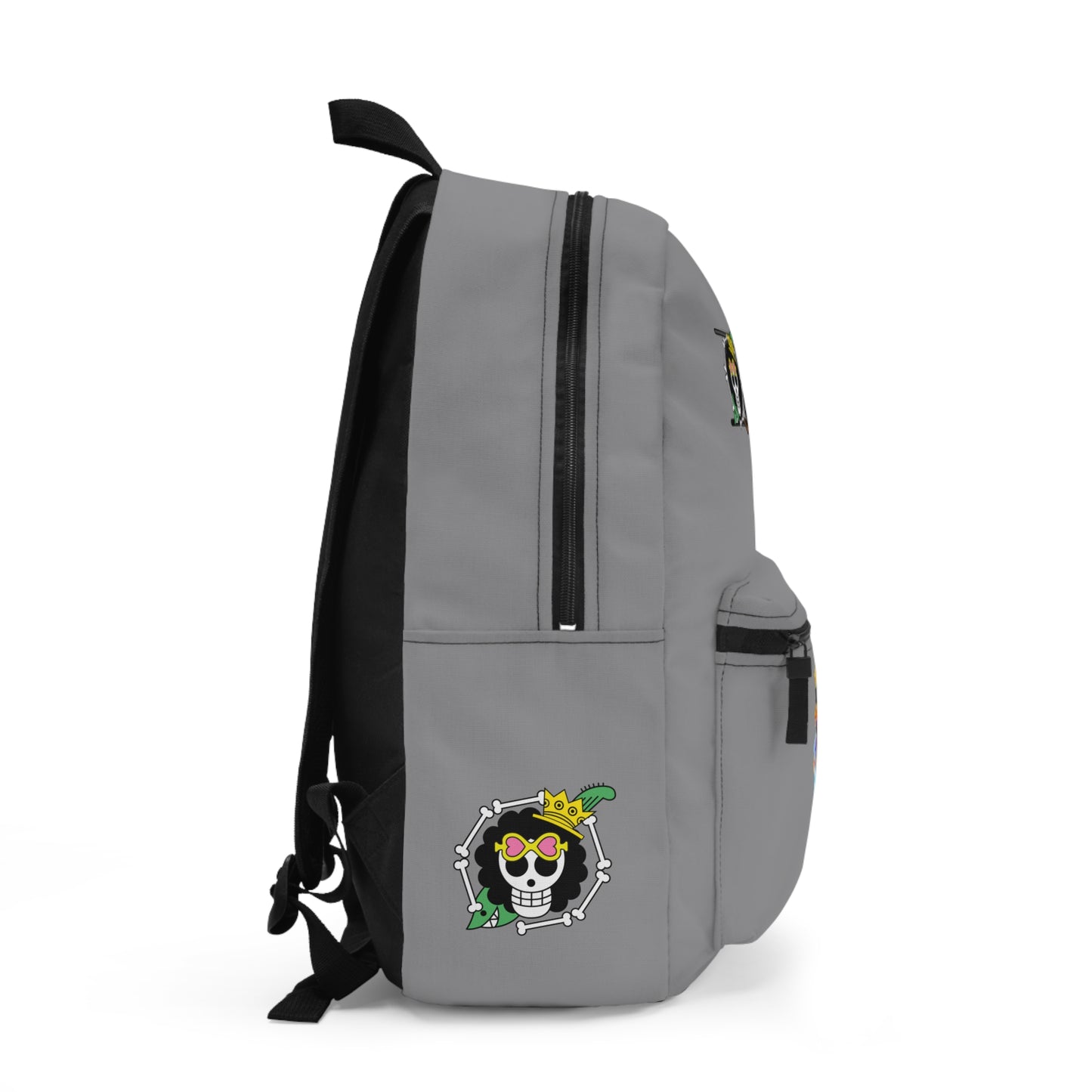 Brook One Piece Anime Backpack Grey 🎵