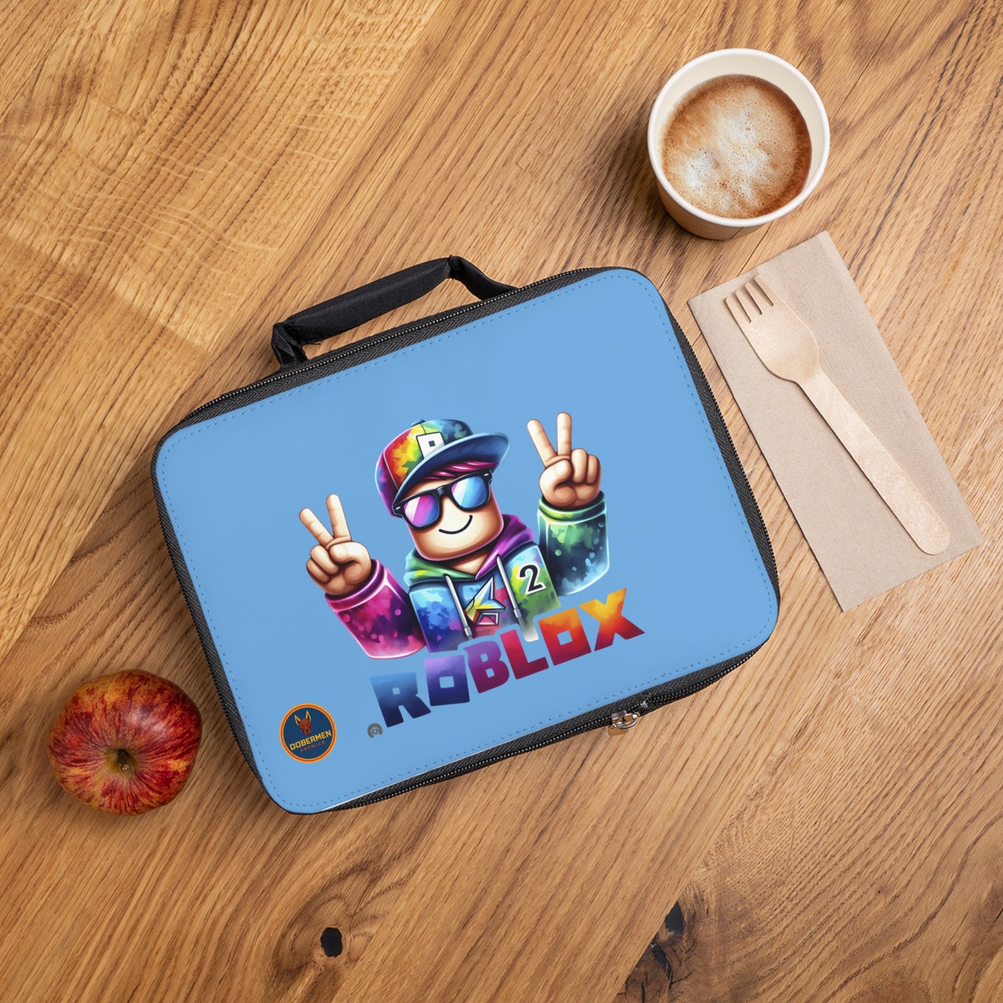 Roblox Fan Lunch Bag Light blue 🎮🎒✨