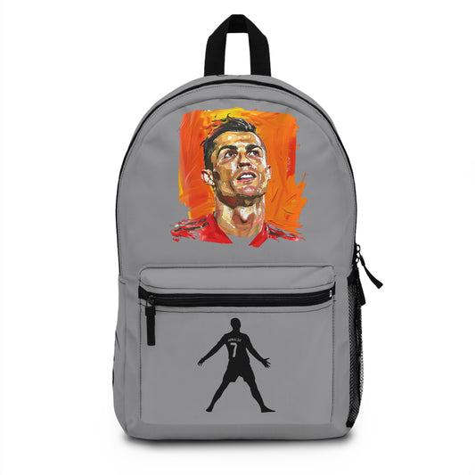 Cristiano Ronaldo CR7 Backpack Grey ⚽🎒