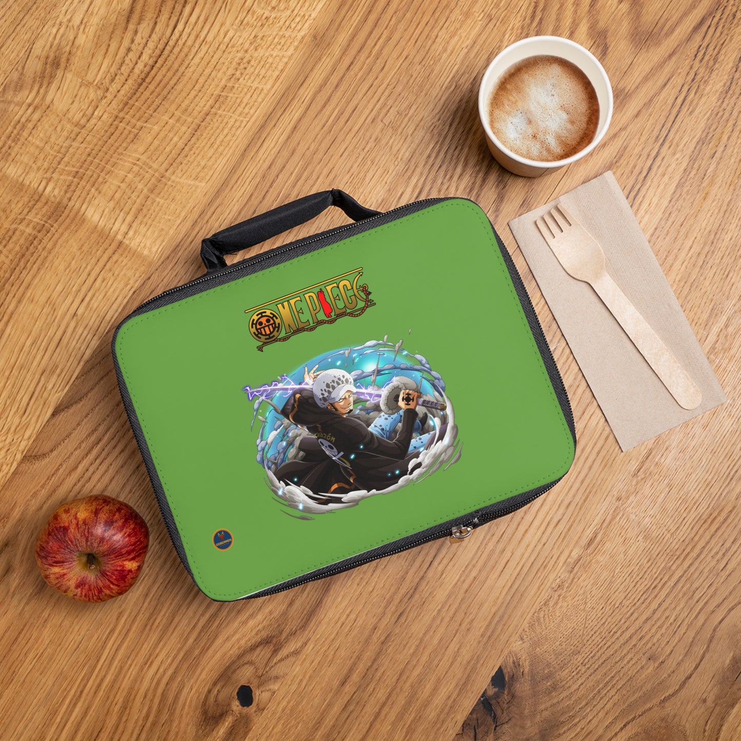 Trafalgar D. Water Law One Piece Anime Lunch Bag Green 🍱