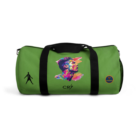 Premium Cristiano Ronaldo Duffel Bag Green 🏆⚽