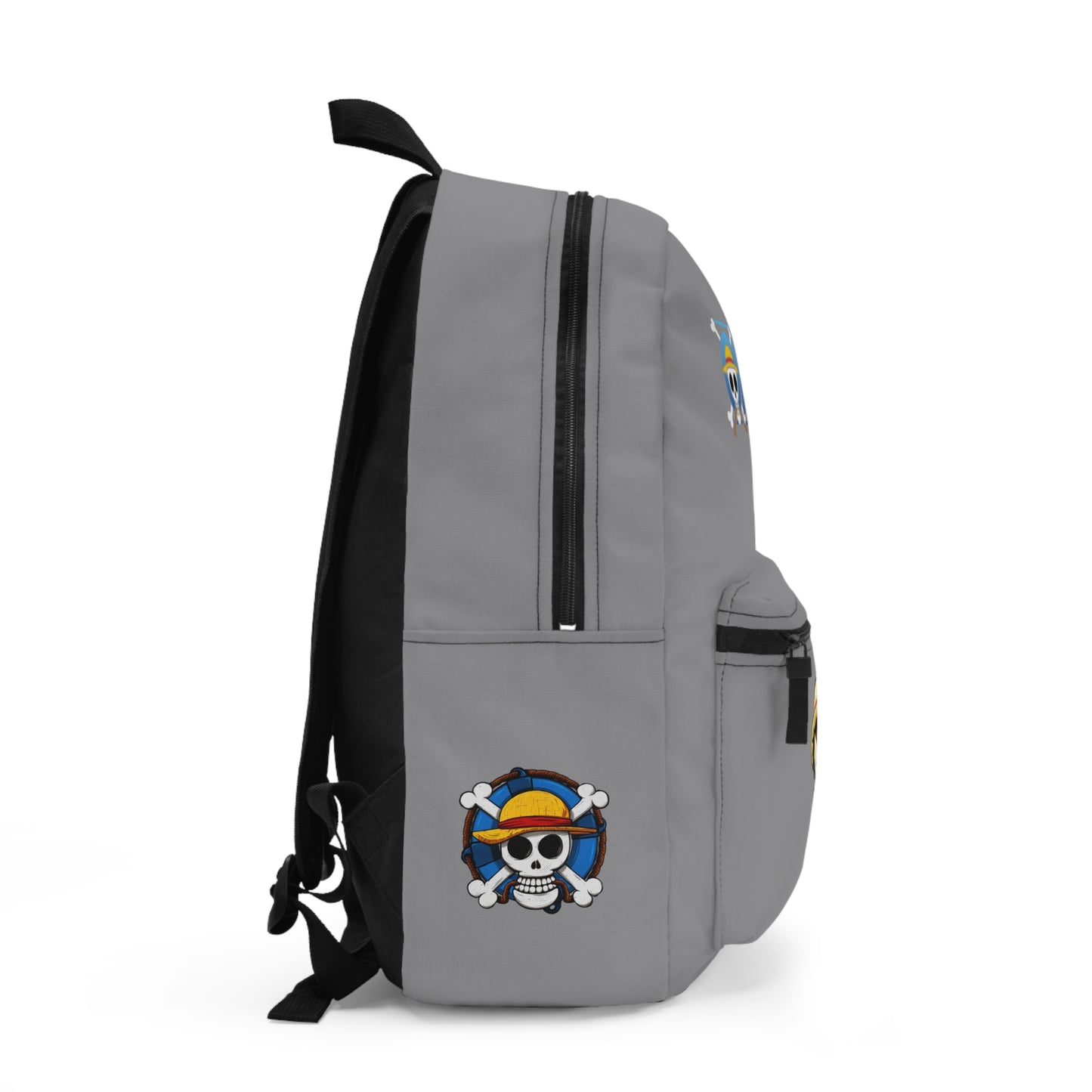 Monkey D. Luffy One Piece Anime Backpack Grey 🏴☠️