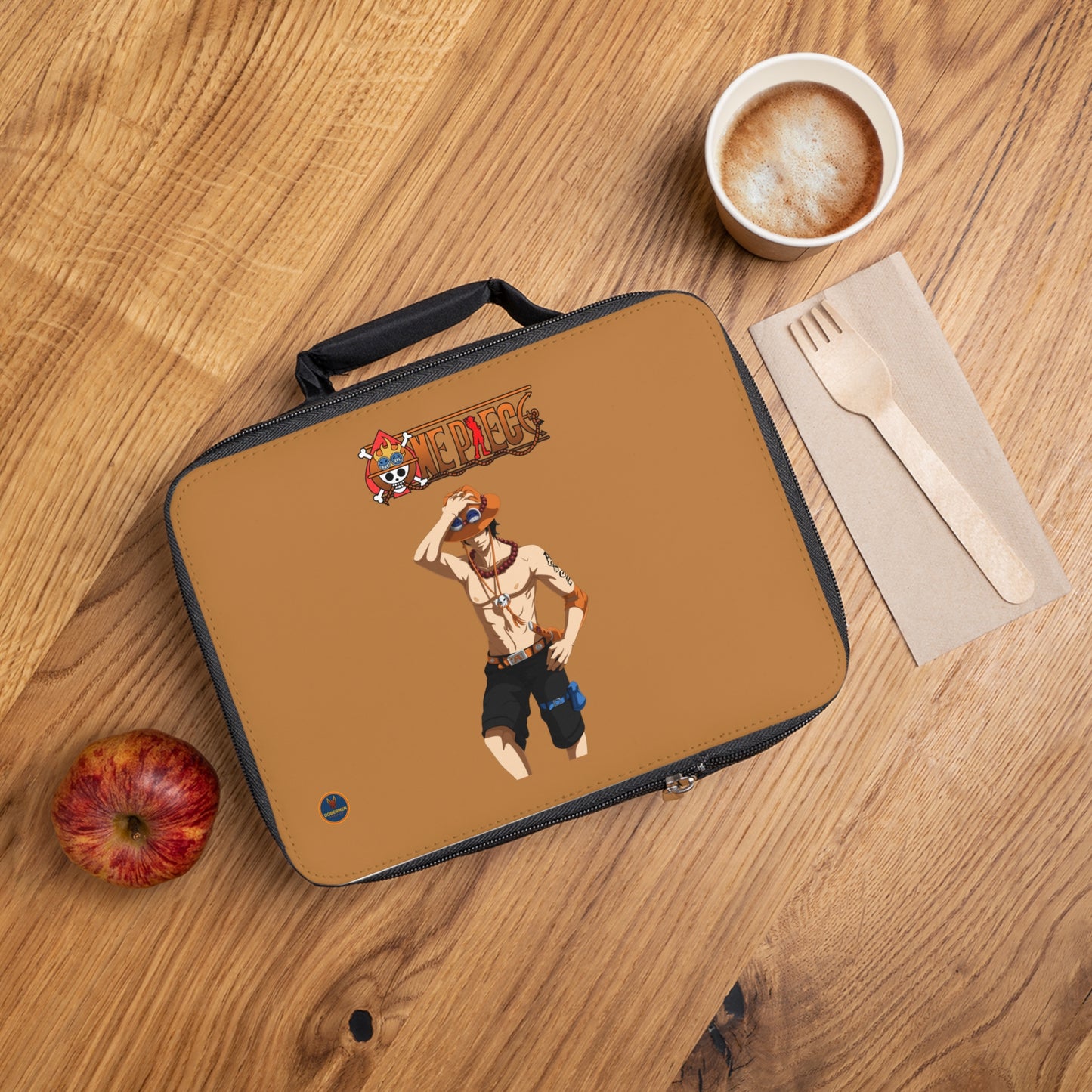 Sanji One Piece Anime Lunch Bag Light brown 🍱