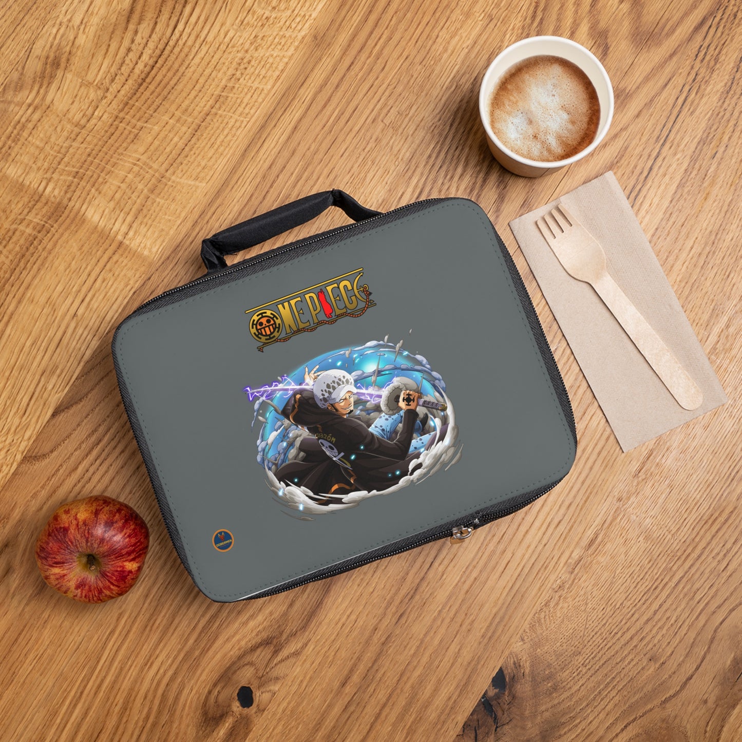 Trafalgar D. Water Law One Piece Anime Lunch Bag Dark grey 🍱