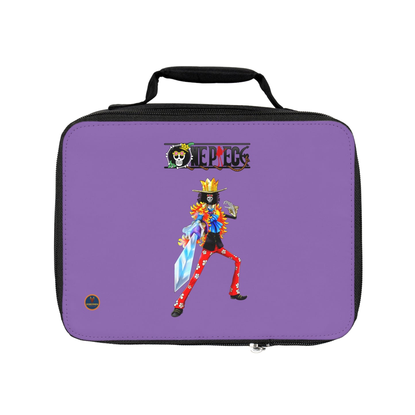 Brook One Piece Anime Lunch Bag Light purple 🍱