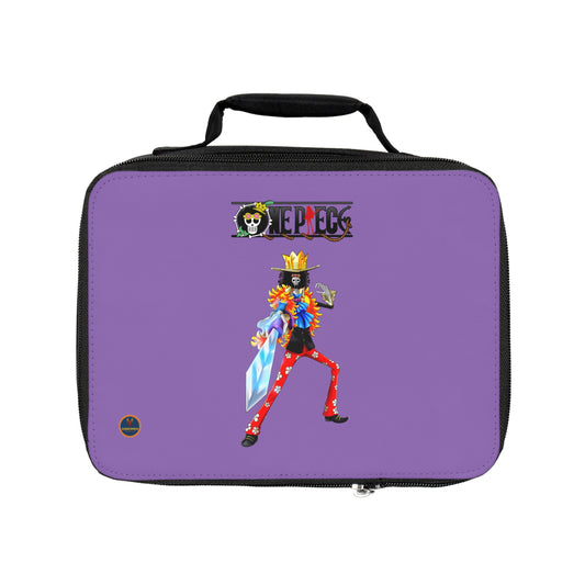 Brook One Piece Anime Lunch Bag Light purple 🍱