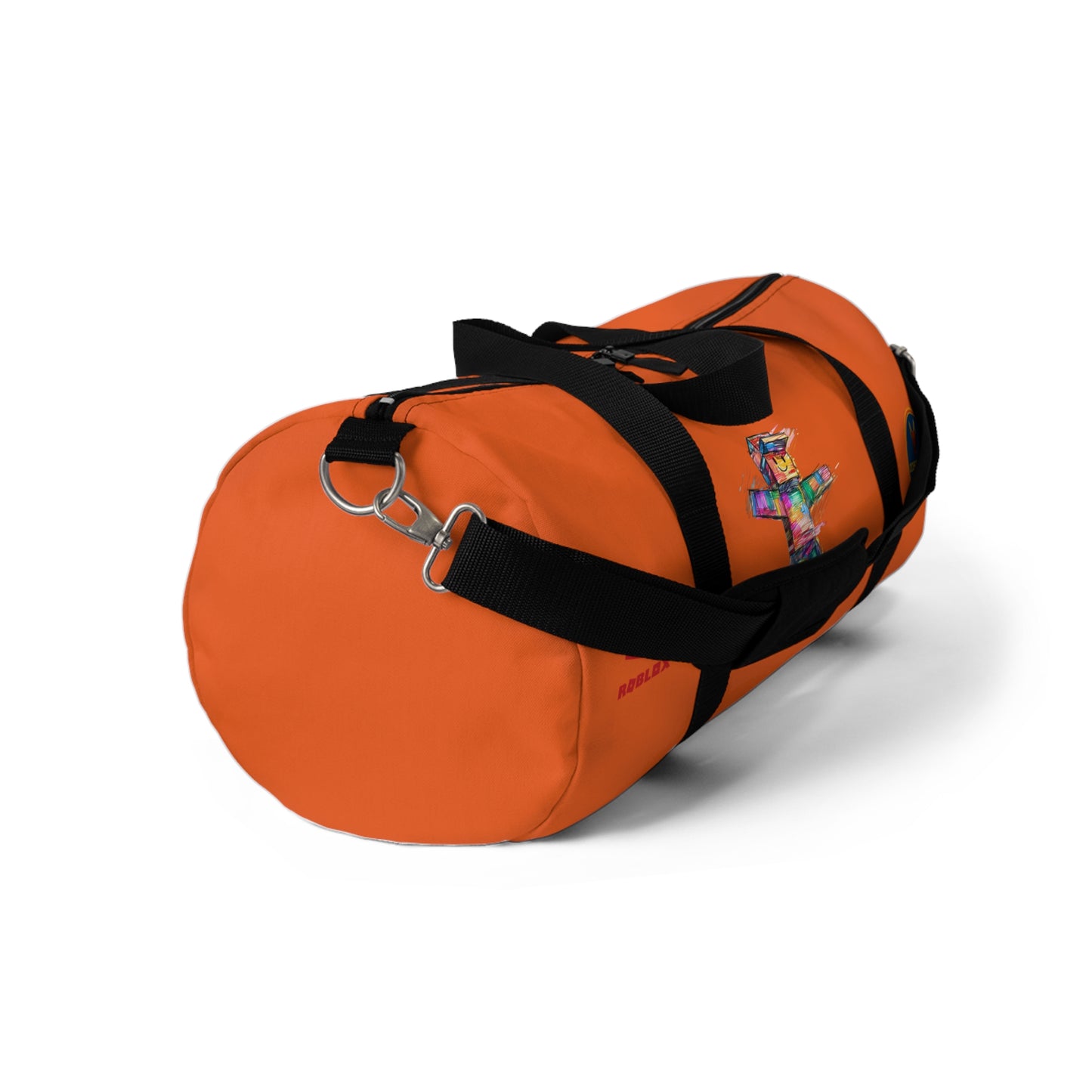 Roblox Themed Duffel Bag Orange 🧒🕹️ 👧