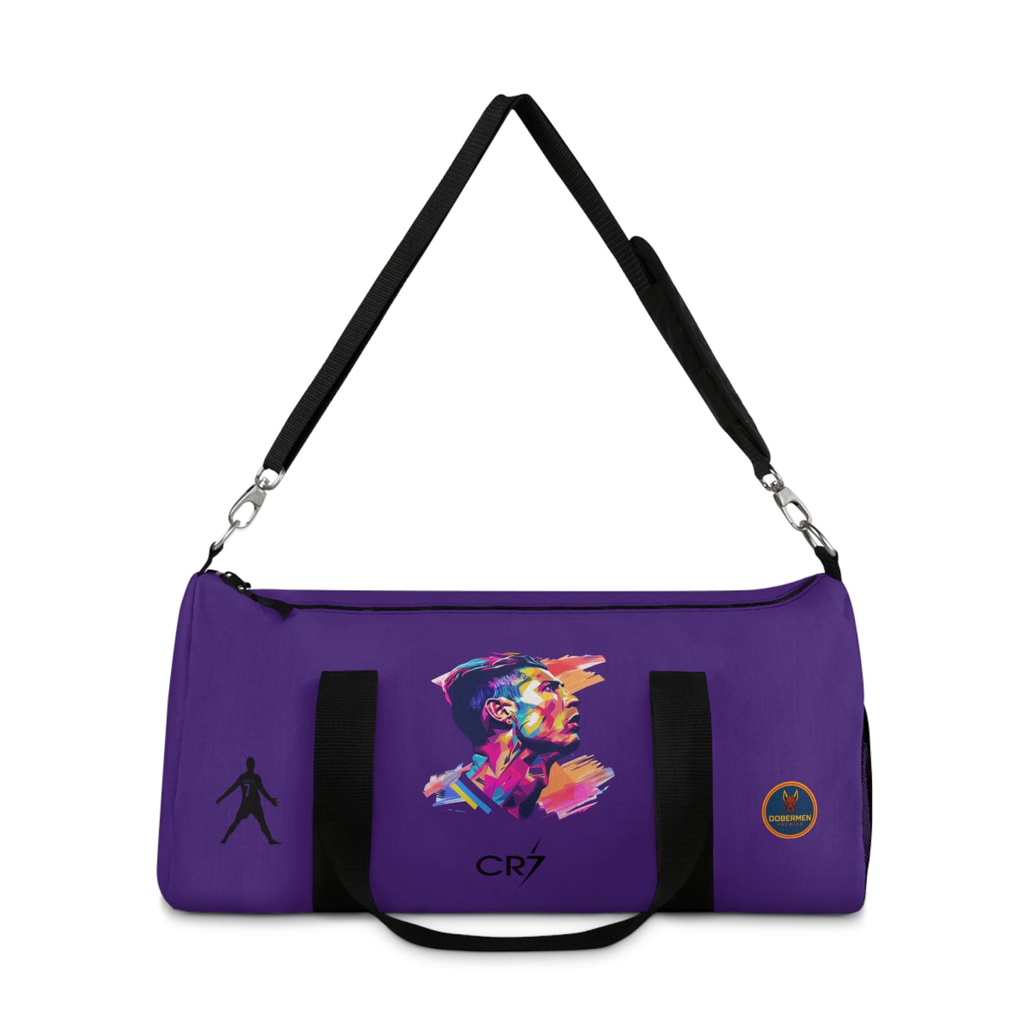 Premium Cristiano Ronaldo Duffel Bag Purple 🏆⚽