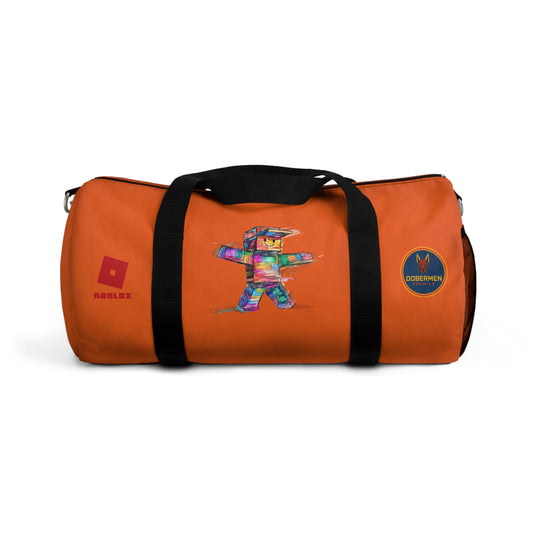 Roblox Themed Duffel Bag Orange 🧒🕹️ 👧