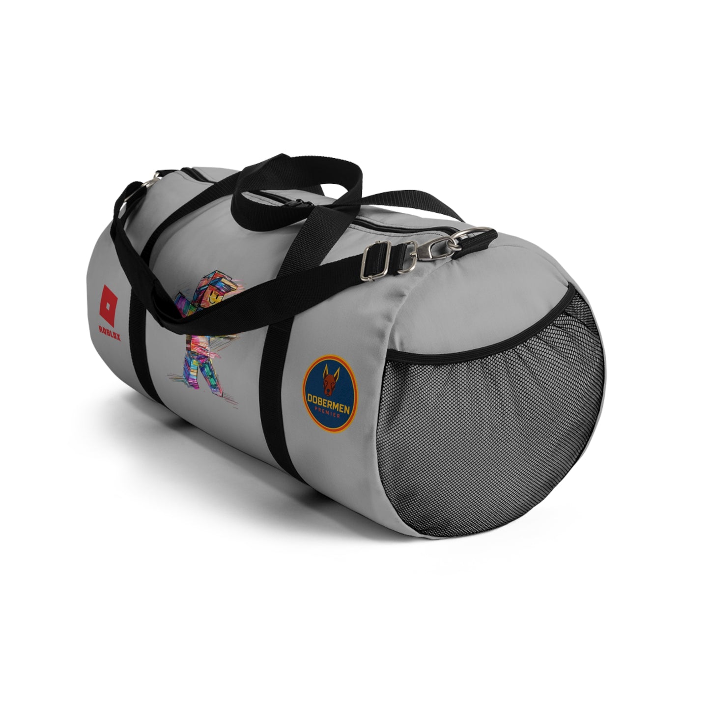 Roblox Themed Duffel Bag Light grey 🧒🕹️ 👧