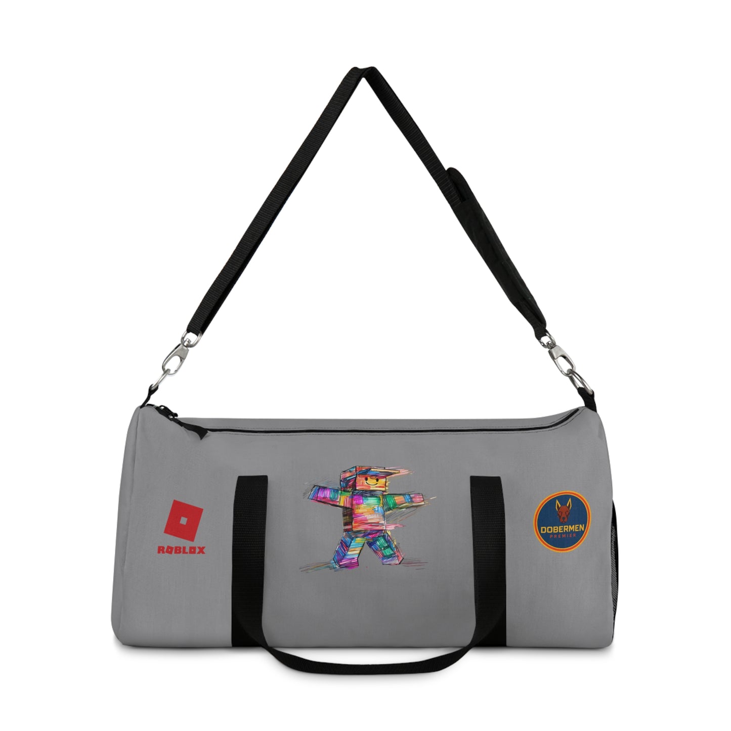Roblox Themed Duffel Bag Grey 🧒🕹️ 👧