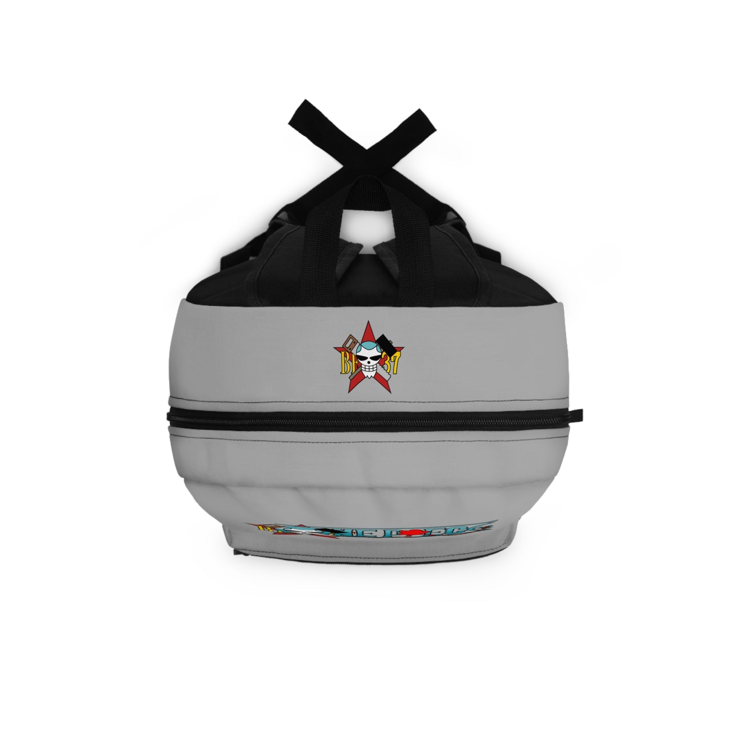 Franky One Piece Anime Backpack Light grey 🔧