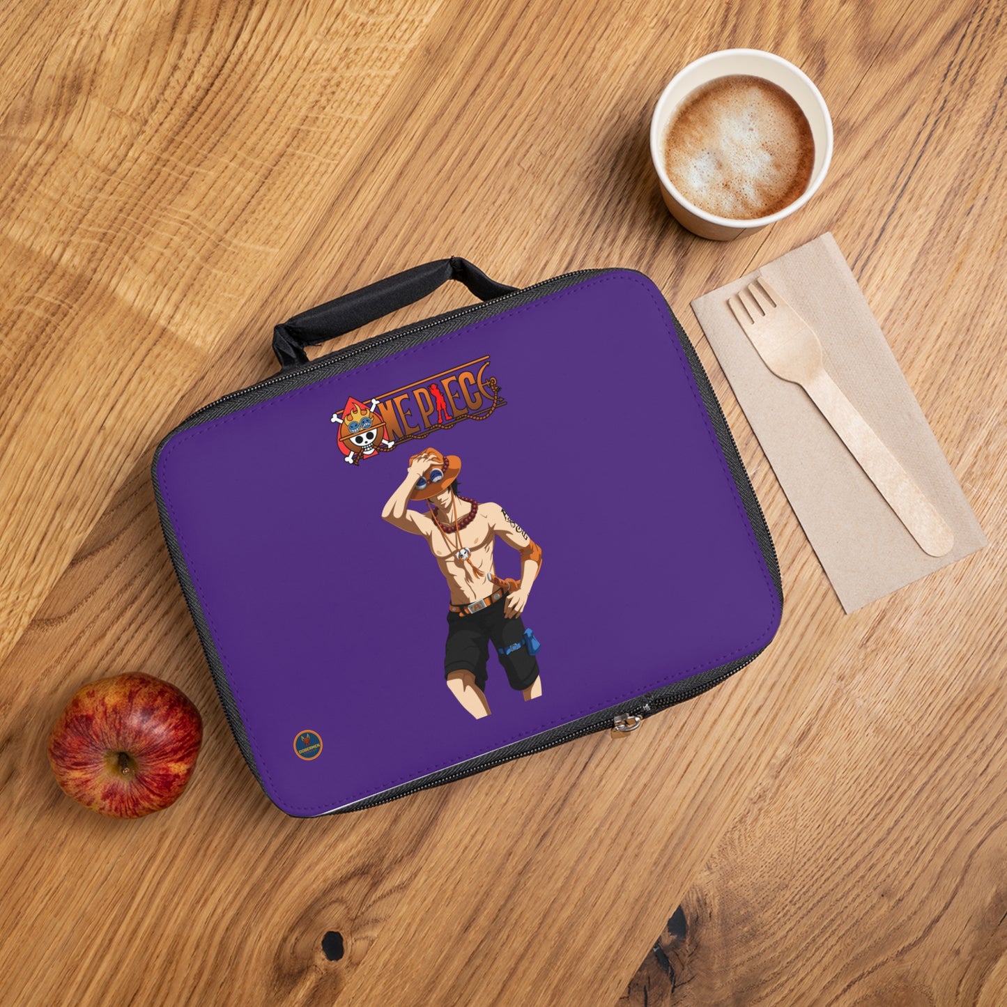 Sanji One Piece Anime Lunch Bag Purple🍱