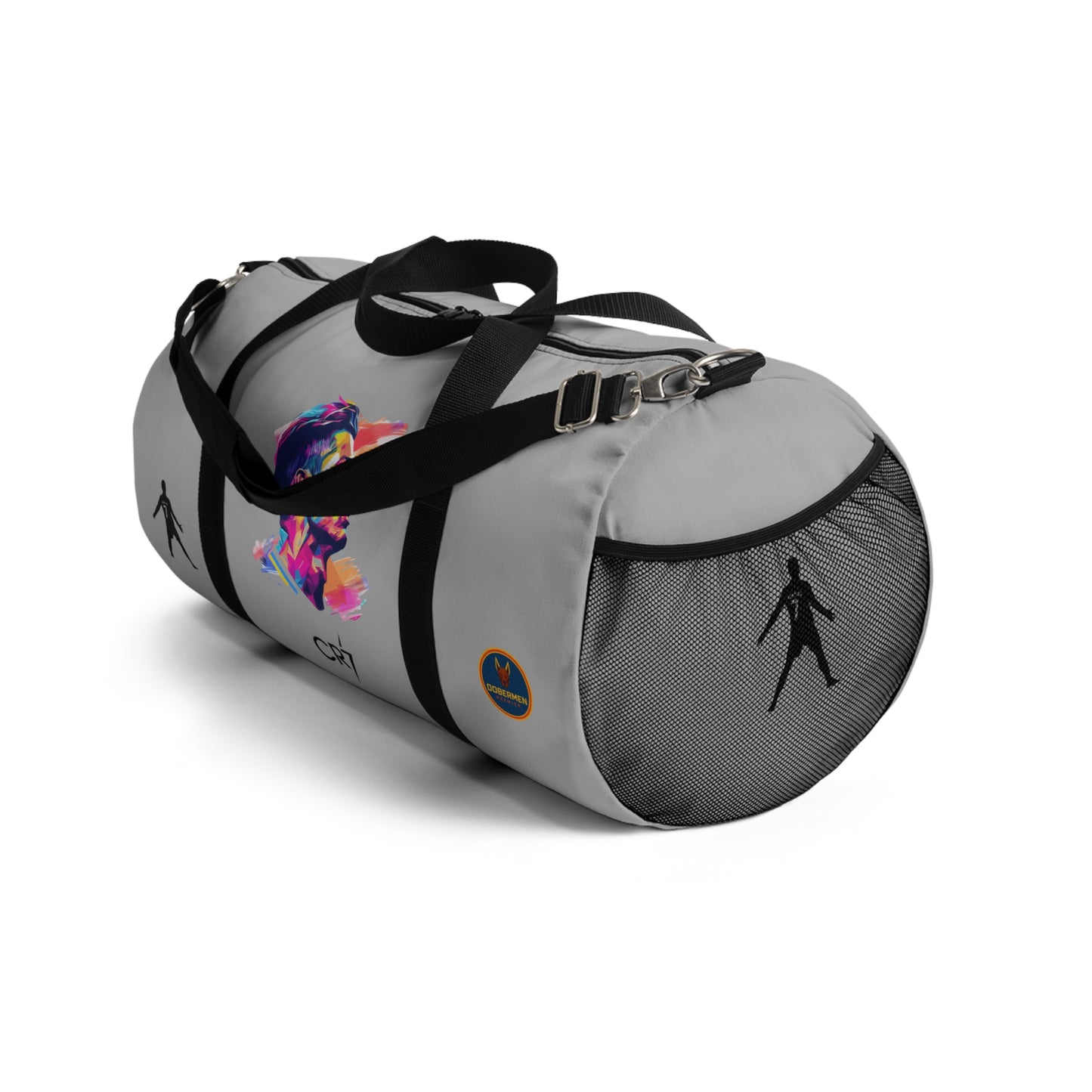 Premium Cristiano Ronaldo Duffel Bag Light grey 🏆⚽