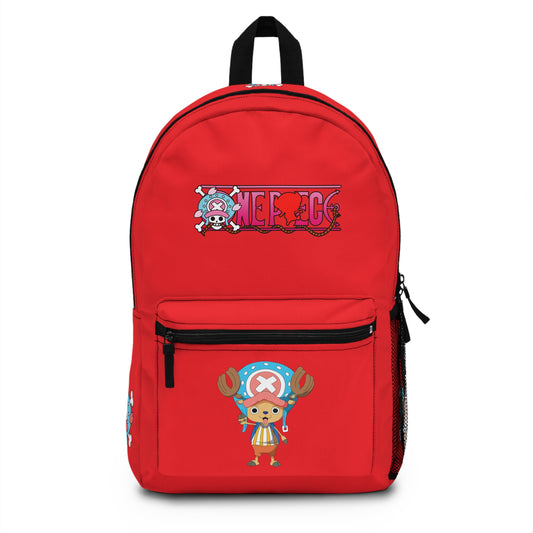 Tony Tony Chopper One Piece Premium Backpack Red 🎒✨