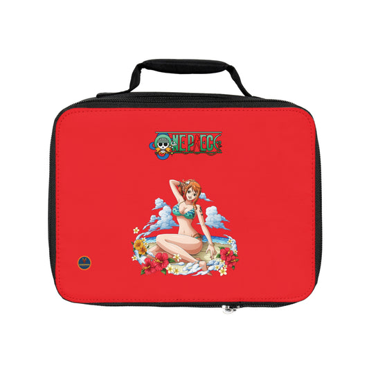 Nami One Piece Anime Lunch Bag Red 🍱