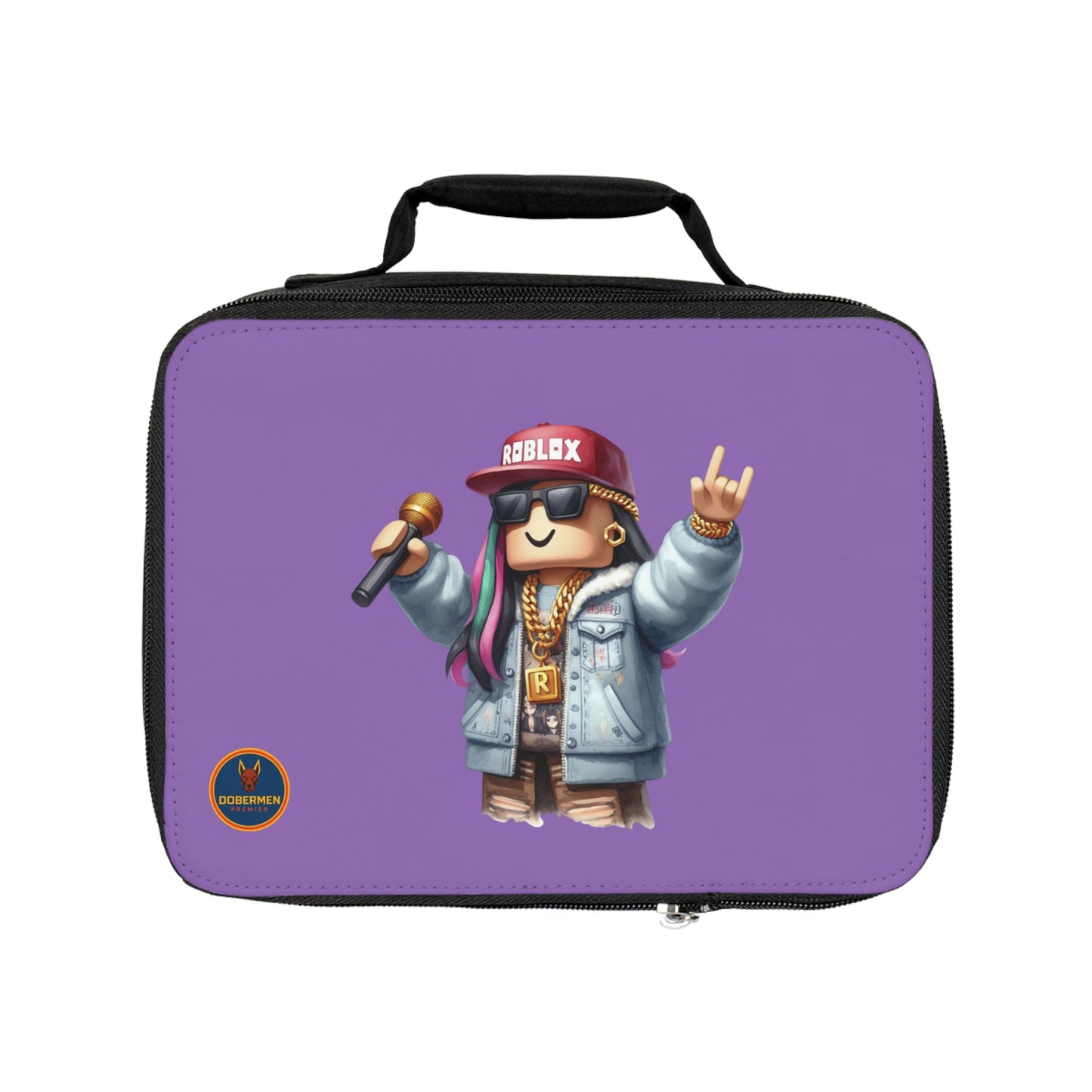 Insulated Roblox Lunch Tote Light purple 🎮✨⚡