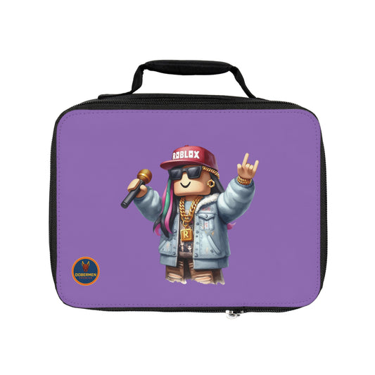 Insulated Roblox Lunch Tote Light purple 🎮✨⚡