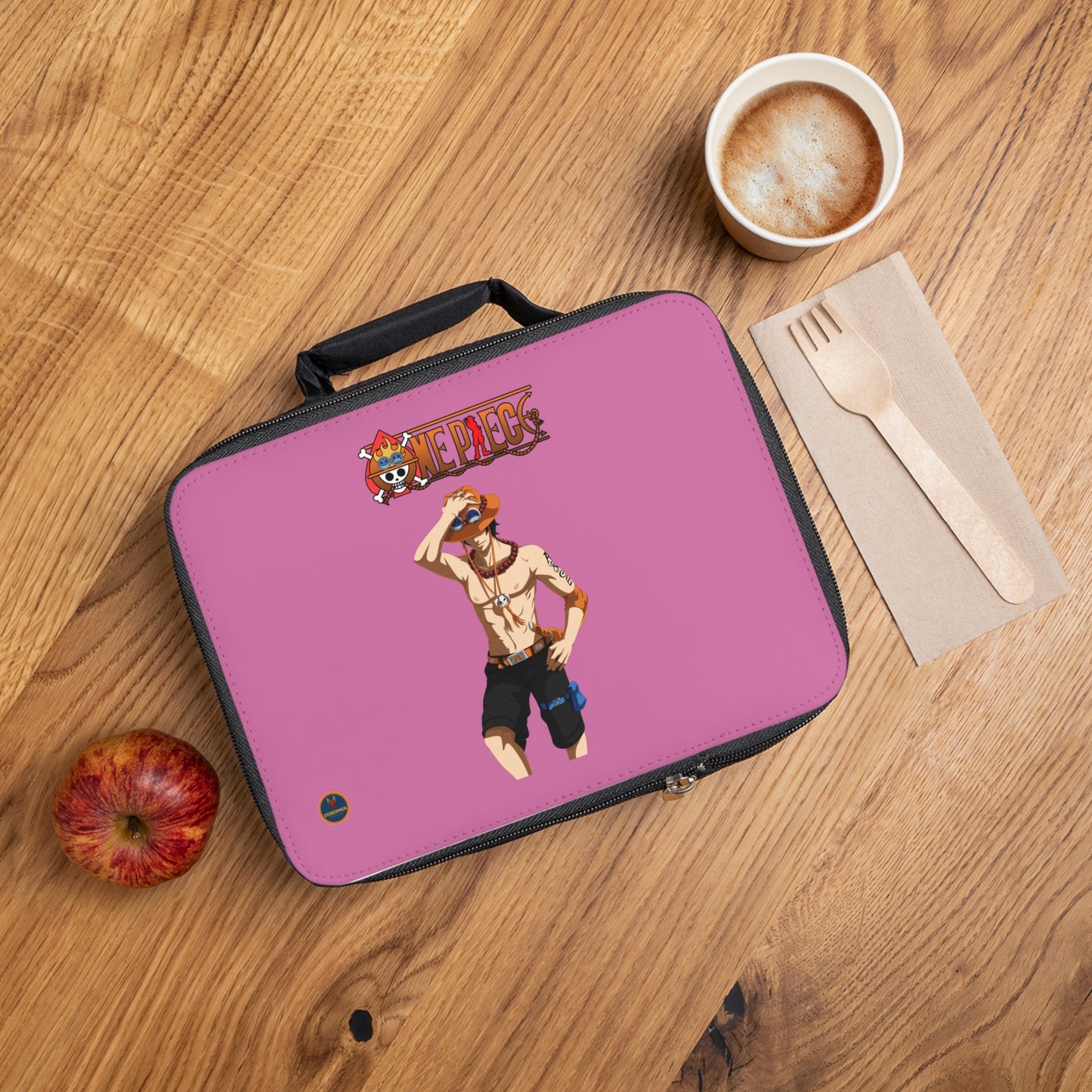 Sanji One Piece Anime Lunch Bag Light pink 🍱