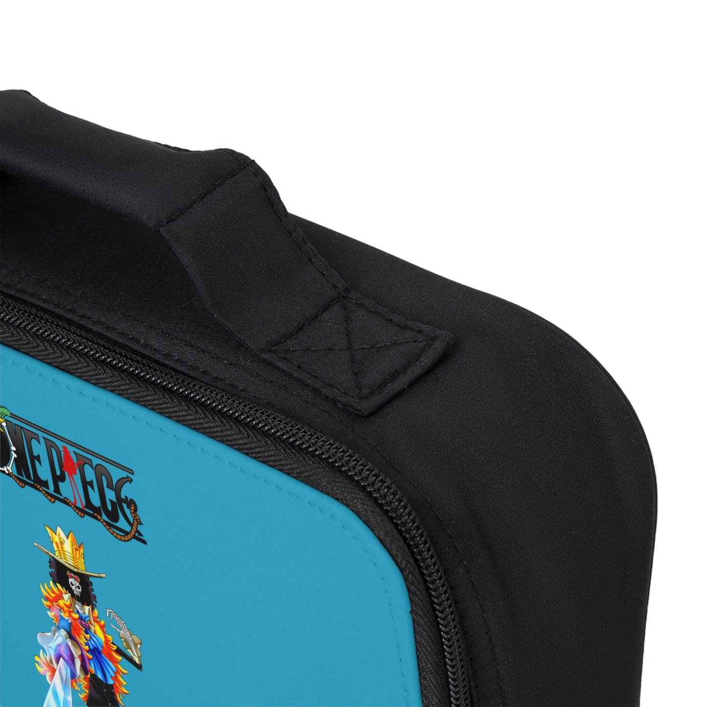 Brook One Piece Anime Lunch Bag Turquoise 🍱