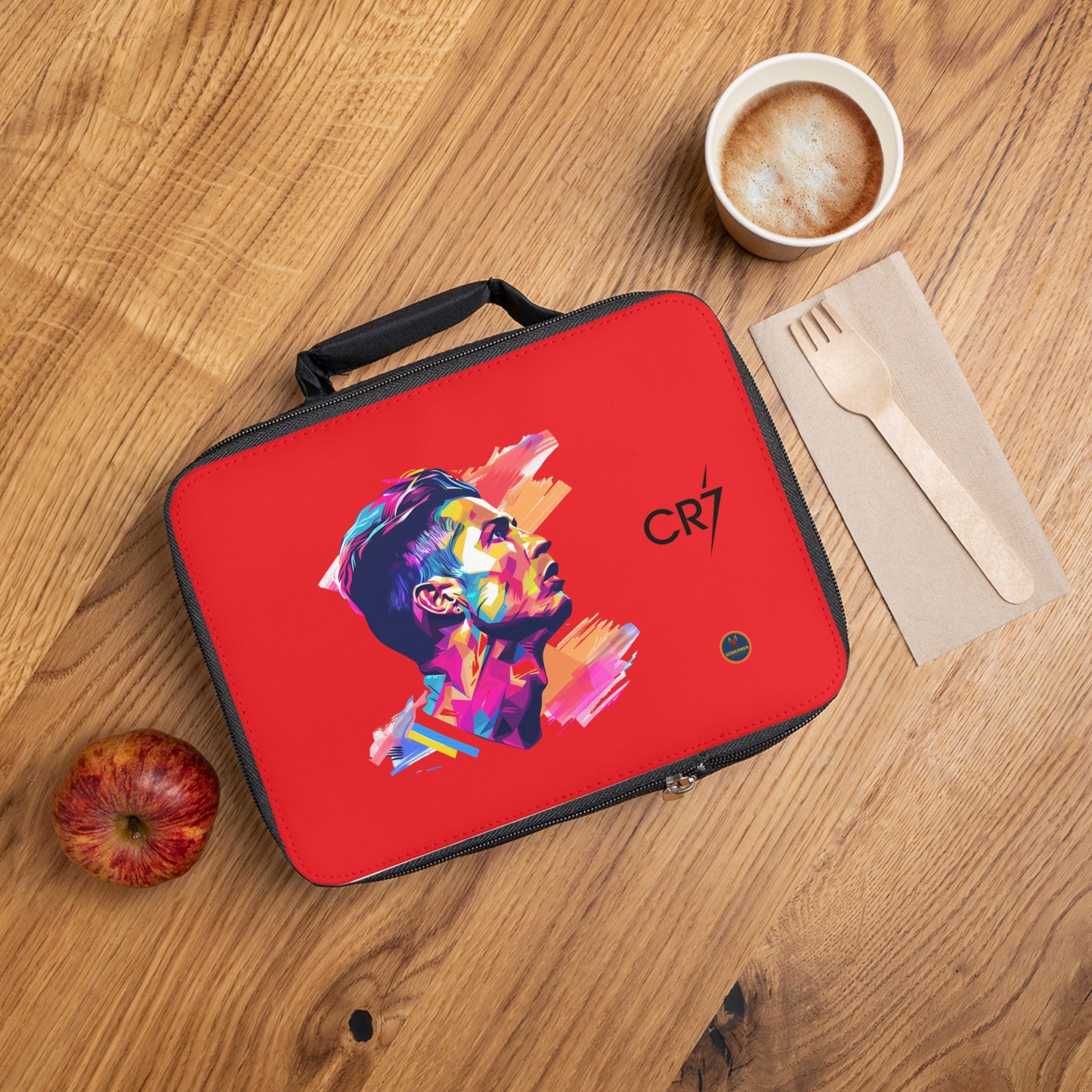 Cristiano Ronaldo CR7 Thermal Lunch Bag Red ⚽🥶