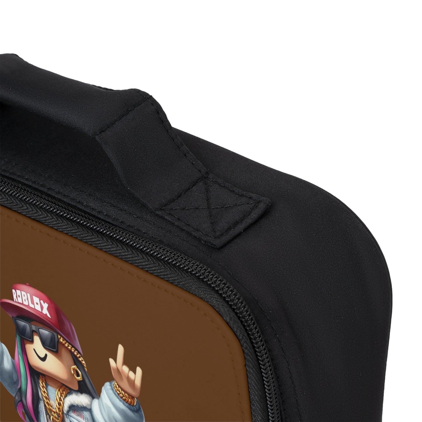 Insulated Roblox Lunch Tote Brown 🎮✨⚡