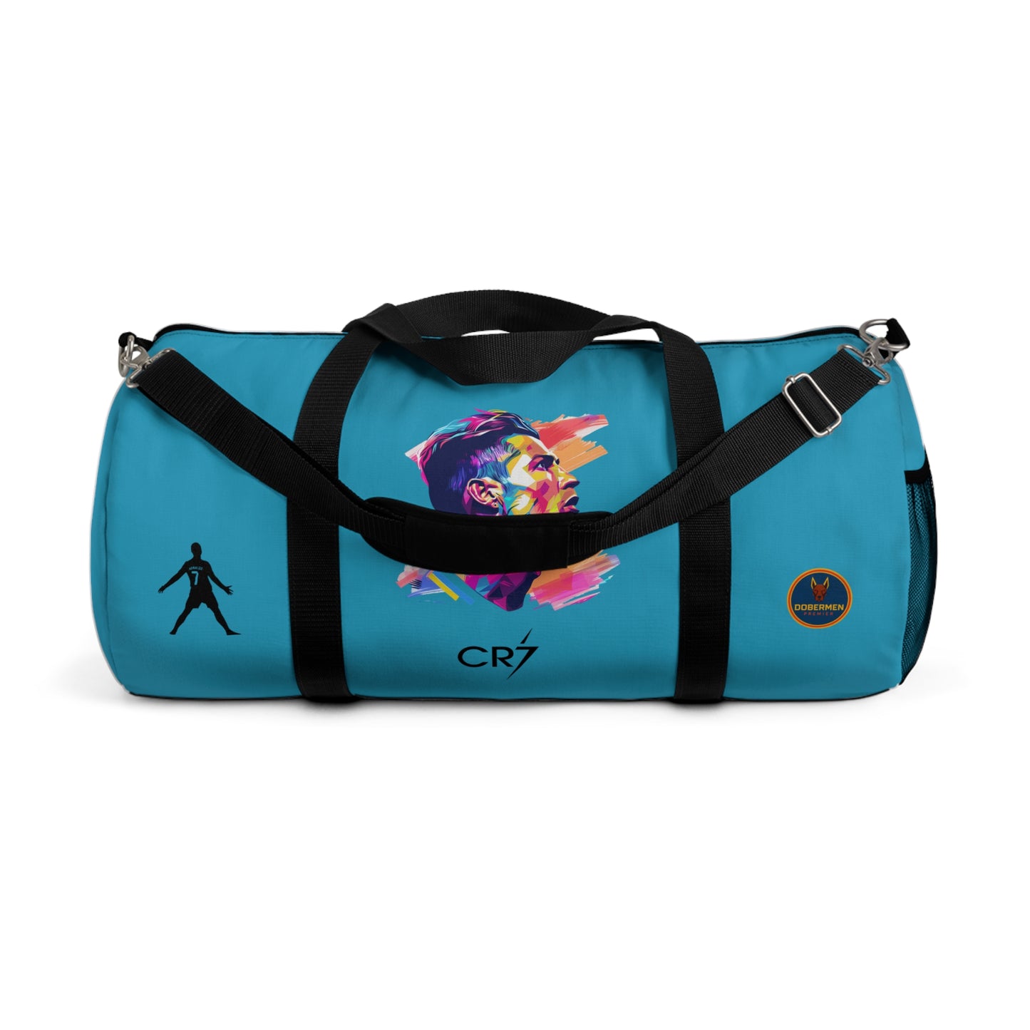 Premium Cristiano Ronaldo Duffel Bag Turquoise 🏆⚽