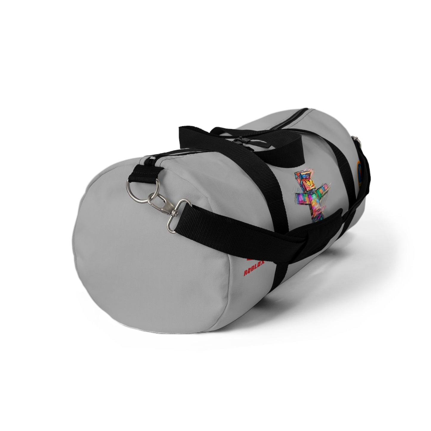 Roblox Themed Duffel Bag Light grey 🧒🕹️ 👧