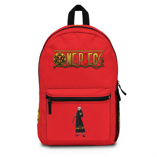Trafalgar D. Water Law One Piece Anime Backpack Red ⚓