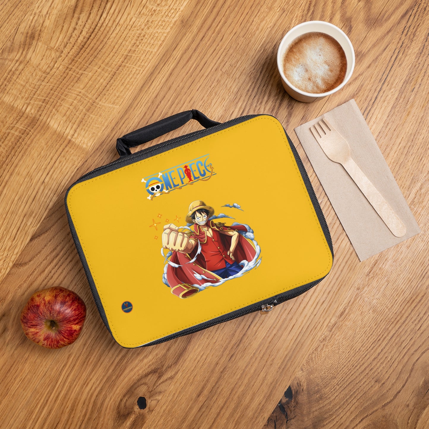 Monkey D. Luffy One Piece Anime Lunch Bag Yellow 🍱