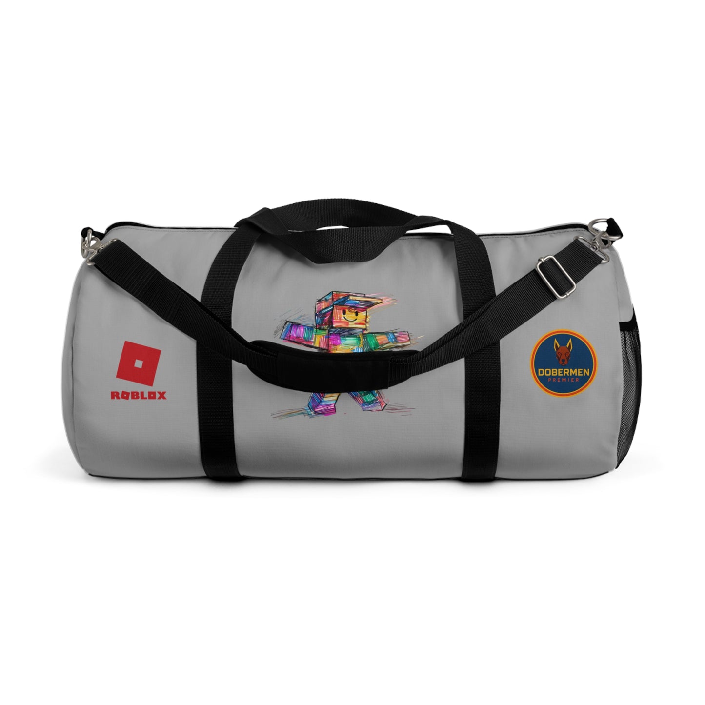 Roblox Themed Duffel Bag Light grey 🧒🕹️ 👧