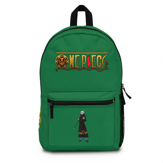Trafalgar D. Water Law One Piece Anime Backpack Dark green ⚓