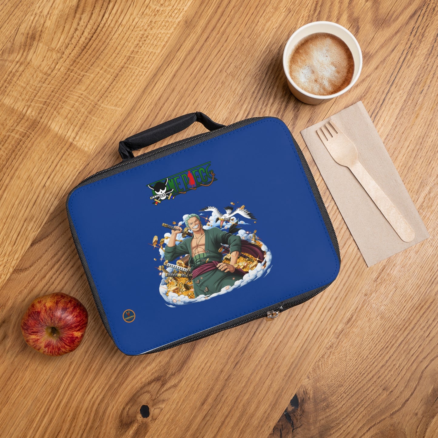 Roronoa Zoro One Piece Anime Lunch Bag Dark blue 🍱