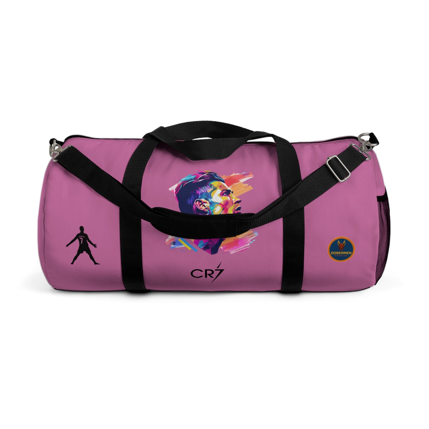 Premium Cristiano Ronaldo Duffel Bag Light pink 🏆⚽