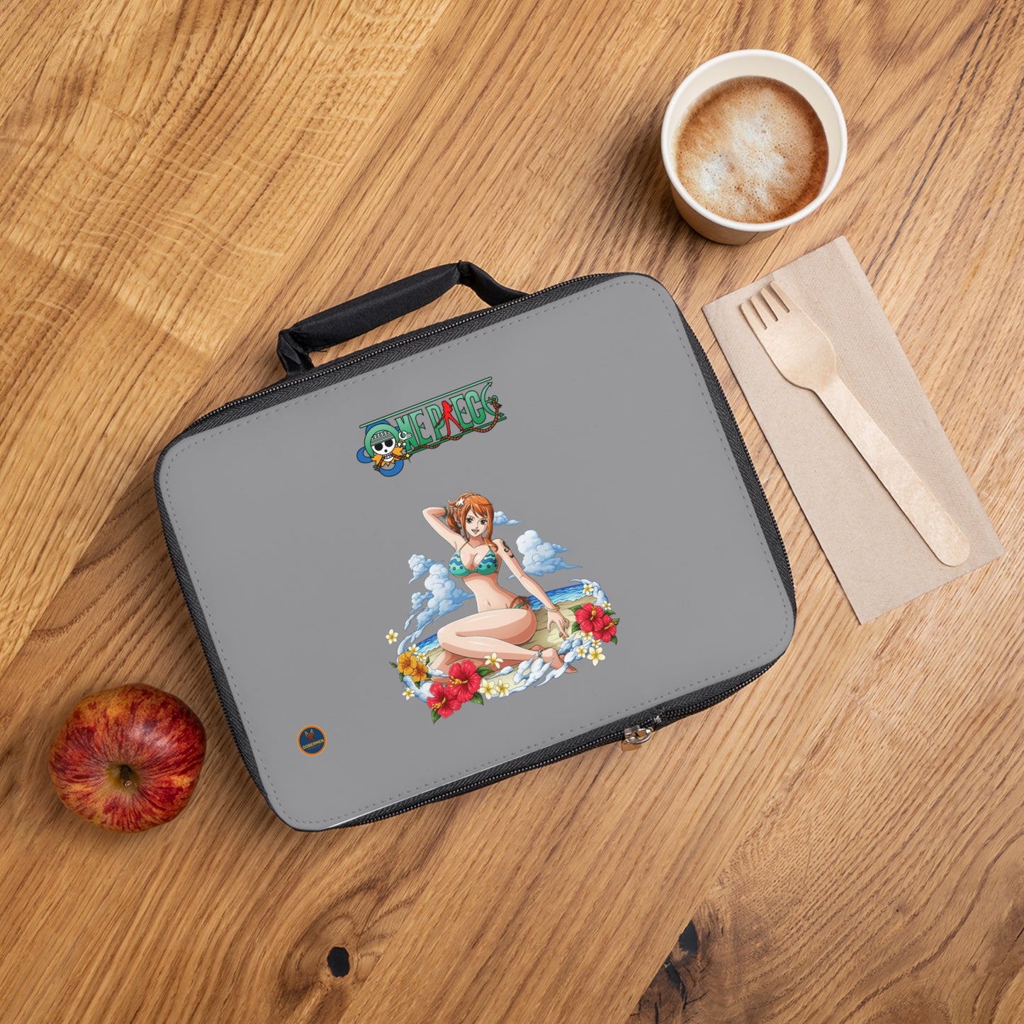 Nami One Piece Anime Lunch Bag Grey 🍱