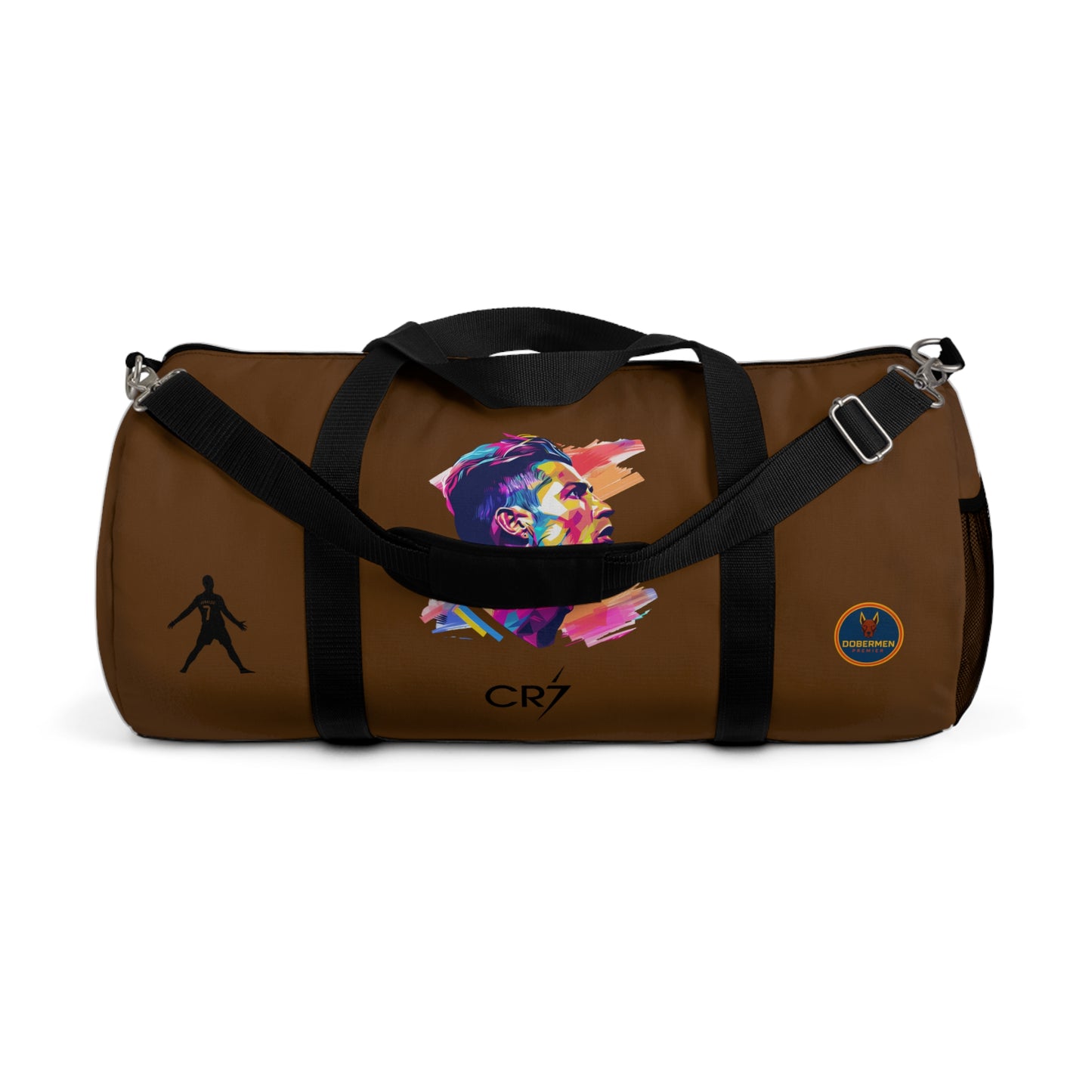 Premium Cristiano Ronaldo Duffel Bag Brown 🏆⚽