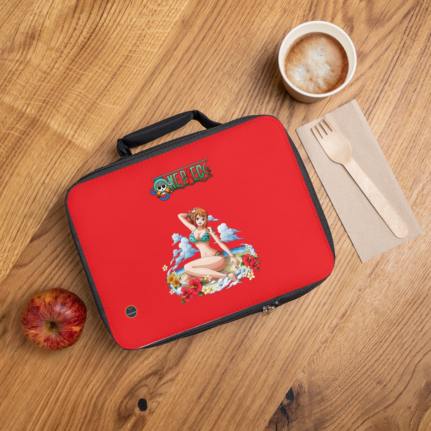 Nami One Piece Anime Lunch Bag Red 🍱