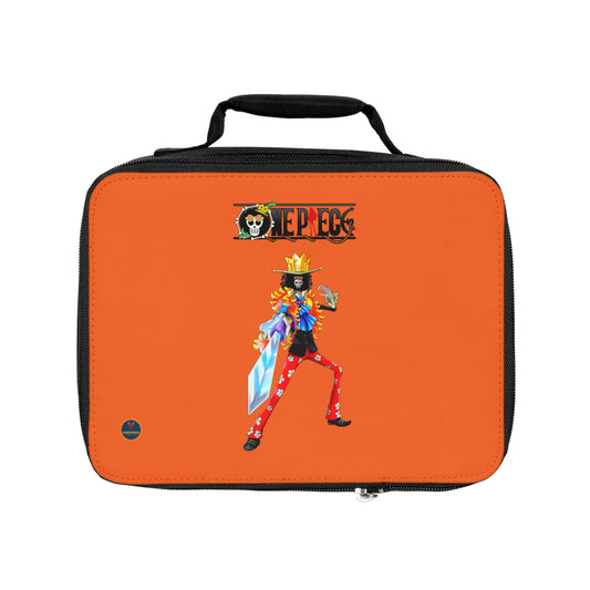 Brook One Piece Anime Lunch Bag Orange 🍱