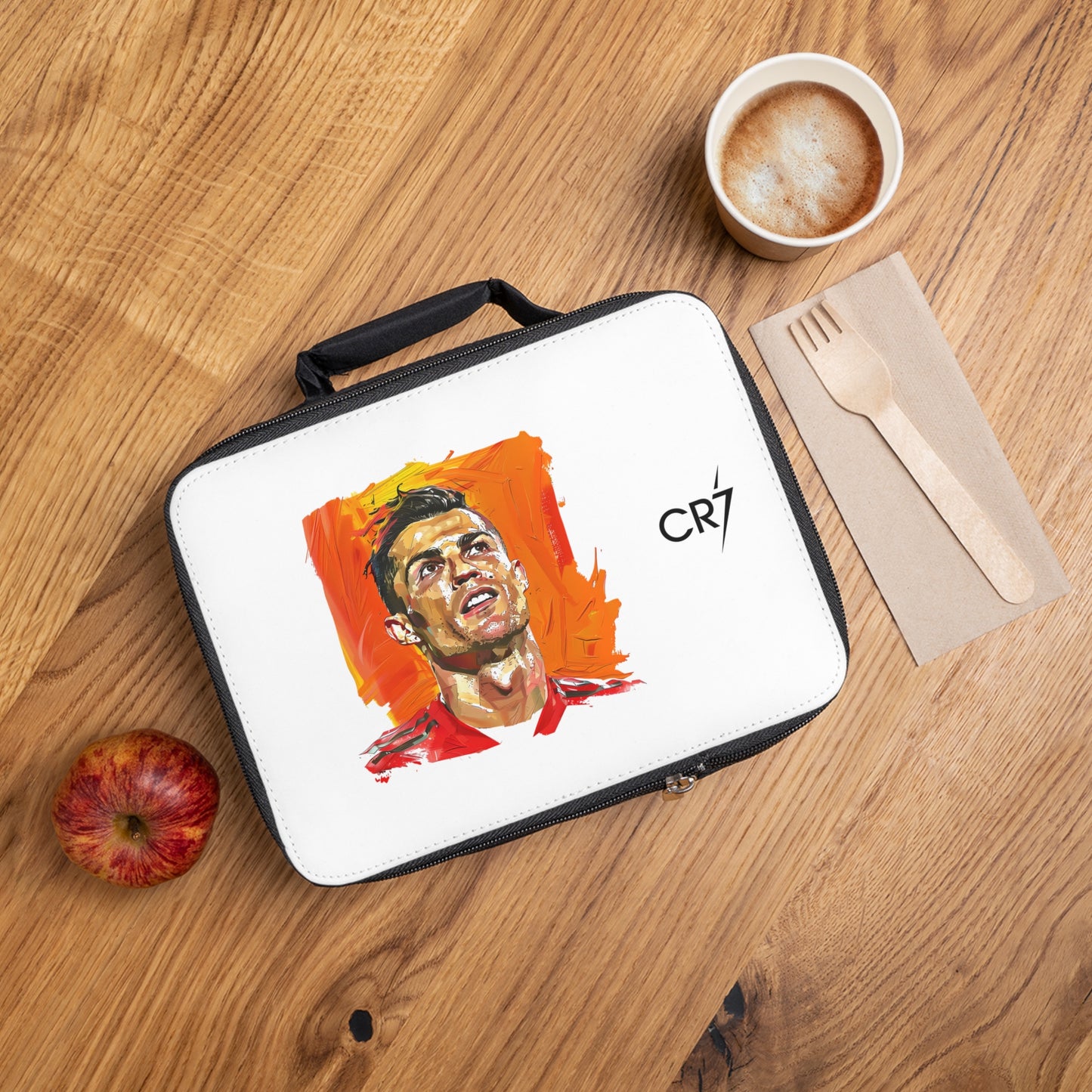 CR7 Cristiano Ronaldo Lunch Bag White ⚽🥇