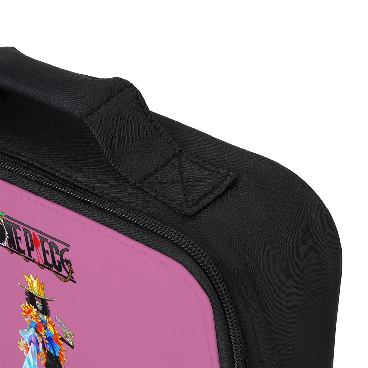 Brook One Piece Anime Lunch Bag Light pink 🍱