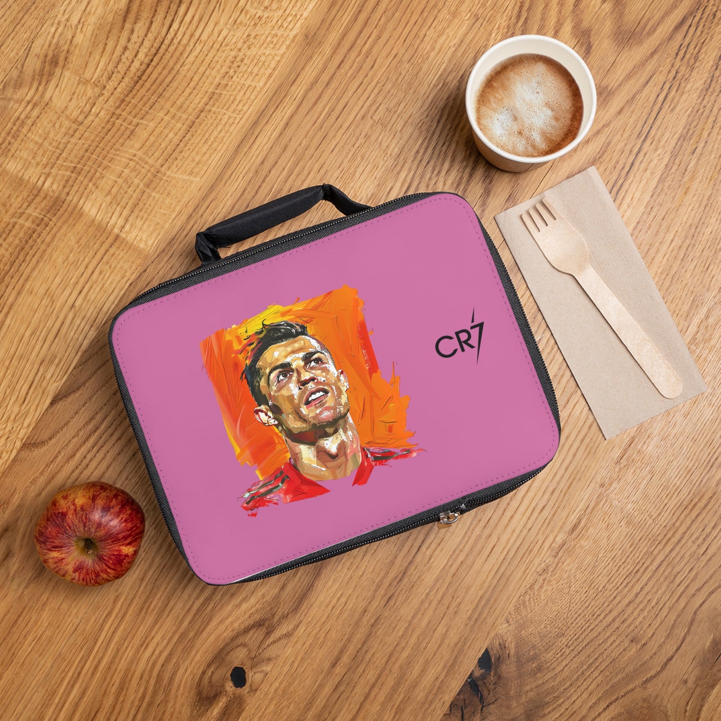 CR7 Cristiano Ronaldo Lunch Bag Light pink ⚽🥇