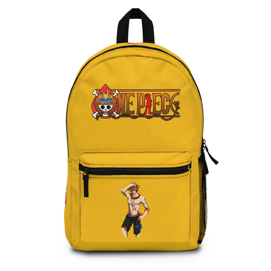 Sanji One Piece Anime Backpack Yellow 🍳