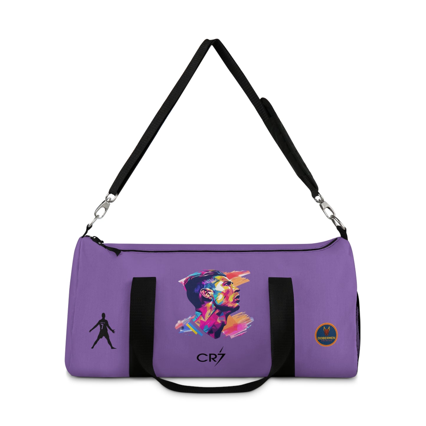 Premium Cristiano Ronaldo Duffel Bag Light purple 🏆⚽