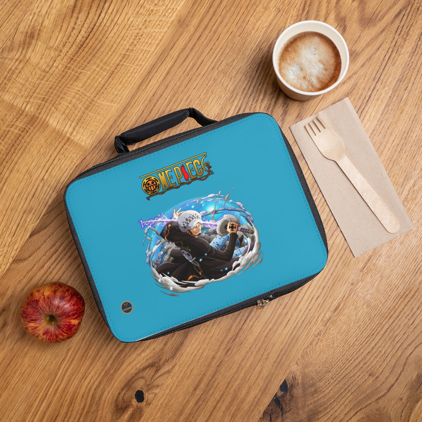 Trafalgar D. Water Law One Piece Anime Lunch Bag Turquoise 🍱