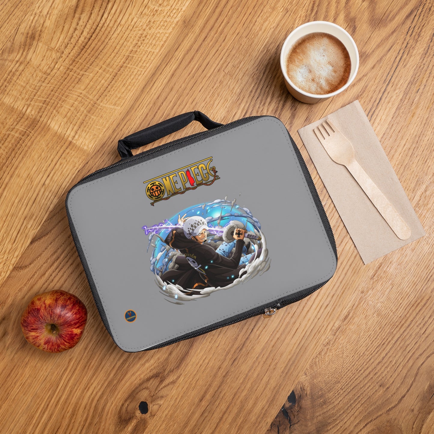 Trafalgar D. Water Law One Piece Anime Lunch Bag Grey 🍱